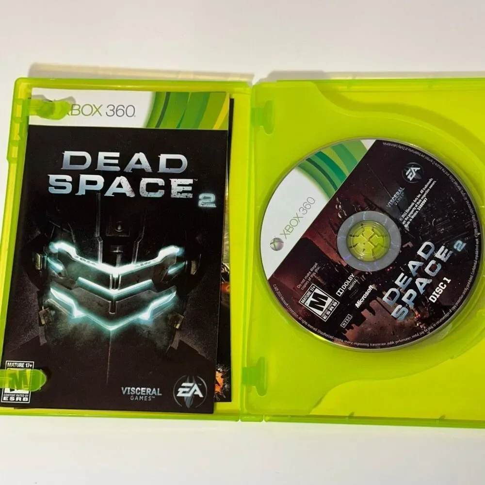 Dead Space2 Xbox 360 Game Complete with 2 Discs and Manual